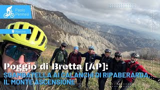 POGGIO DI BRETTA [AP]: SGAMBATELLA AI CALANCHI DI RIPABERARDA, IL MONTE ASCENSIONE 01-02-2025