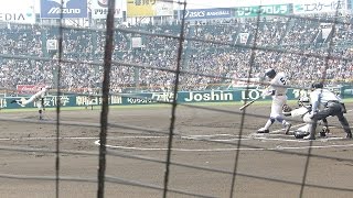 履正社 安田尚憲・ホームラン(報徳学園戦/第89回センバツ 準決勝)