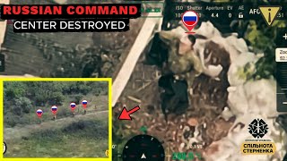 Ukrainian Forces SOLO Drone Outsmarts Russian Drone Jammers! - Crushes Command Hub! - Four IFVs Down