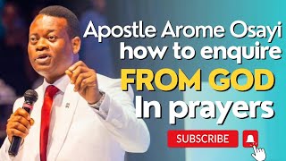 Apostle Arome Osayi teaches on \