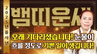 🌟2025년 을사년 대박나는 뱀띠운세🌟피눈물 날 만큼 힘든 인생 살아오느라 고생했어요! 말년에 금전운 자식복으로 초대박나는 2025년 뱀띠운세! 53년생 65년생 77년생 89년생