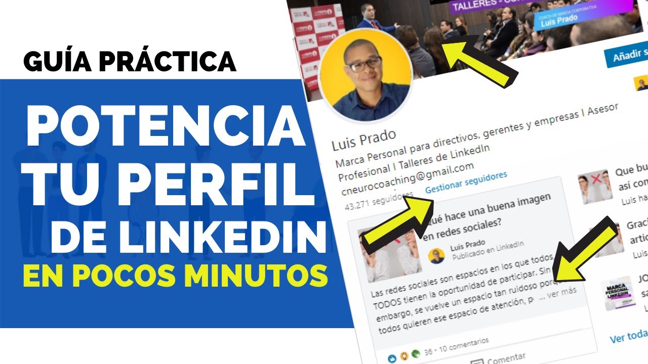 Cómo 𝗲𝗱𝗶𝘁𝗮𝗿 𝘆 𝗠𝗘𝗝𝗢𝗥𝗔𝗥 Tu Perfil De LINKEDIN 𝗥Á𝗣𝗜𝗗𝗢 🚀 Curso LinkedIn ...