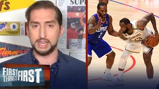 Nick Wright makes NBA playoff picks for 16 team conference free format | NBA | FIRST THINGS FIRST