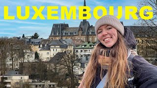 Solo in Luxembourg 🌍 self-made walking tour, funicular, and scenic views