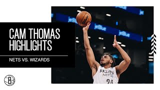 Cam Thomas Drops CAREER HIGH 44 Points | Brooklyn Nets vs. Washington Wizards | 2.4.23
