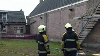 Steenwijk - Forse brand bij Jongerencentrum De Buze