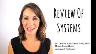 REVIEW OF SYSTEMS by Jessica Nishikawa