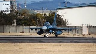 F35Aの着陸と重なった百里基地のF2離陸(名古屋空港小牧基地）2022/02/09/