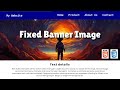How to Make Responsive Banner / Cover / Hero Image in HTML CSS