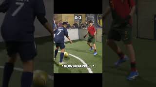 Mini Ronaldo got INJURED 🤕 #football #soccer #viralvideo #footballskills #ronaldo #mbappe