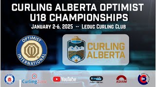 FEATURE: Darby McMillan vs. Emma Deschiffart - Draw 2 - Alberta Optimist U18 Girls Provincials [5]