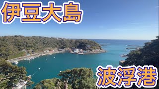 【波浮港】江戸時代に作られた良好の港町に旧港屋旅館！今の季節限定大島公園の椿まつりにも行ってきた！