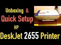 HP Deskjet 2655 Setup, Unboxing & review🖨 !!