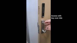 AD Systems:  Electric strike operation key access control