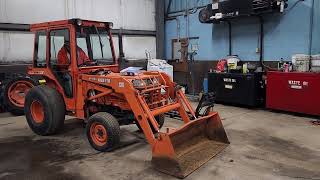 GovDeals: Kubota L2250 Utility Tractor with Kubota BF400G Fr