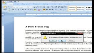 Saving a Document || Computer Basic in English || Computer Basic for Beginners