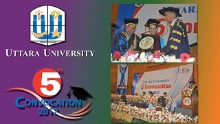Uttara University 5th Convocation 2017 (1st Session)