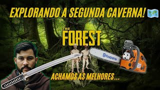 Encarei a *segunda caverna* e achei uma *katana* ⚔️ Será que sobrevivi?😱🔥  #theforest  #NubandoGeek