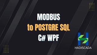 Modbus to PostgreSQL - C# WPF