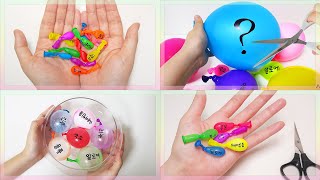 Making Slime with Mini Balloons ★Color Change★