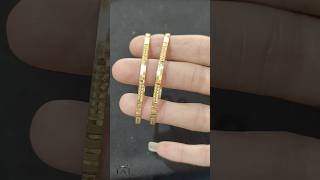 Gold bangles for women #goldkangkan #goldbangles #goldjewellerydesigns