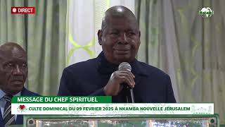 ORACLE DE SA DIVINITÉ TATA KIMBANGU KIANGANI DIEU LE SAINT-ESPRIT KIA 9 FÉVRIER 2025