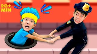 Don't Play on the Manhole Cover +MORE | Nursery rhymes & Kids Songs