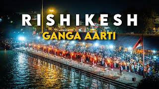 Ganga Aarti at Triveni Ghat \u0026 Parmarth | Rishikesh | Ram Jhula | Lucky cinecom