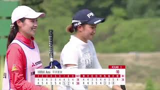 【平井亜実プロ　中国ツアー優勝】最終日 上がり3ホール全ショット