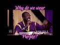 why do we wear purple