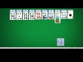 windows card game spider solitaire 2 suits gameplay