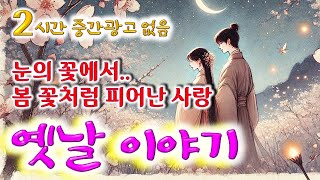 꿀잠 솔솔 2시간 🌛 눈의 꽃에서.. 봄 꽃처럼.. 등 7편 모아듣기 / 중간광고없음 / 잠자리동화 / 꿀잠동화 / 오디오북 / 민담 / 야담 / 설화 / 옛이야기 / 전설의고향