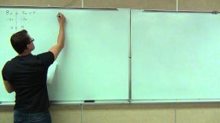 Prealgebra Lecture 2.6:  An Introduction to Solving Basic Equations