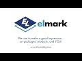 elmark packaging r315 w mandrel universal labeling system