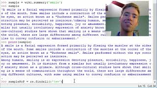 Ep 13 Python NLTK | First Look at Regular Expressions