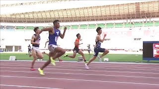 【第105回日本選手権】 男子 100ｍ 予選2組