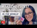 Make your own mini concertina sketchbook