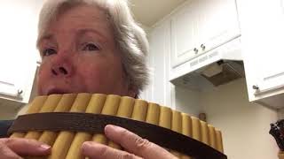 First video with pentatonic pan flute