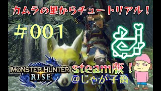 【steam版】モンハンライズ　やるぞ！チュートリアルから！【１回目】