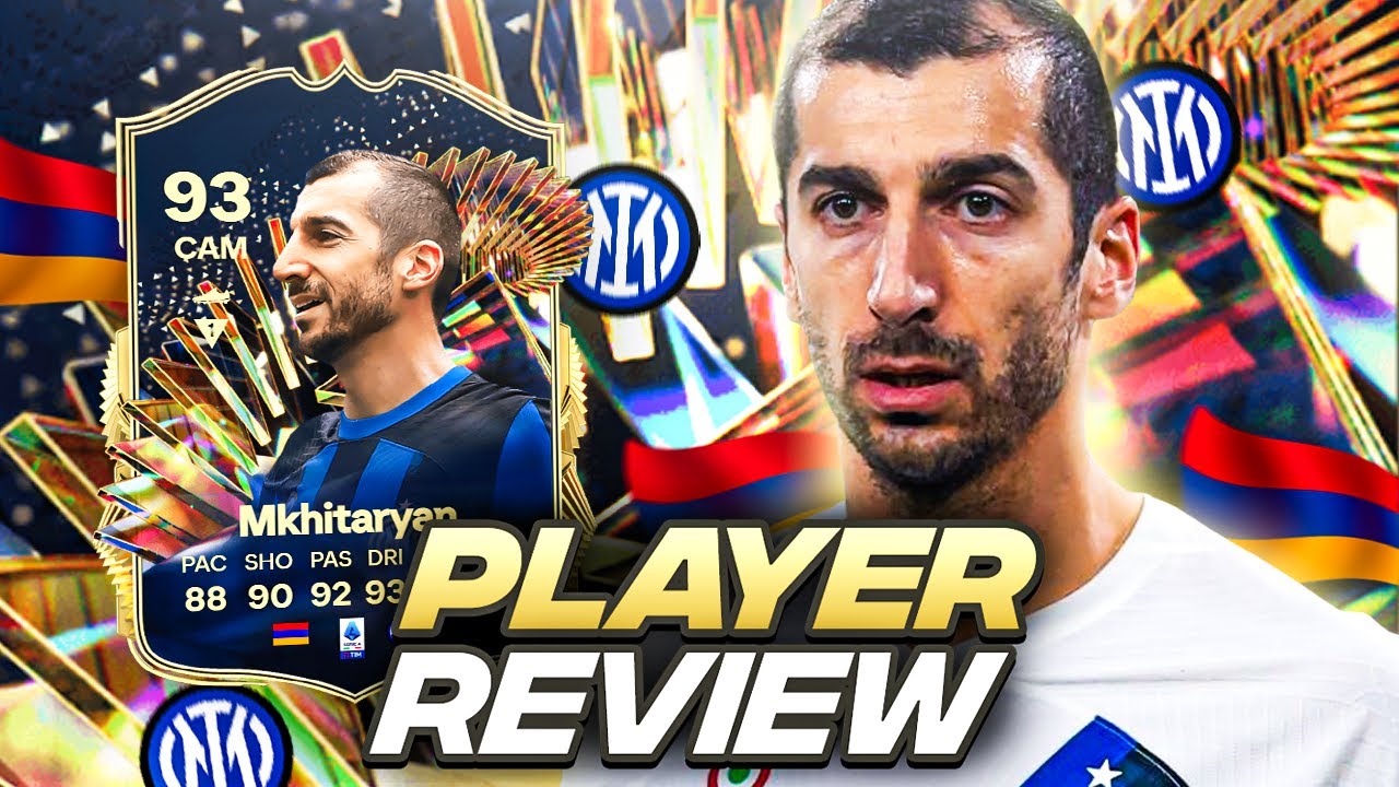 5⭐5⭐ 93 TOTS MKHITARYAN SBC PLAYER REVIEW | FC 24 Ultimate Team - YouTube