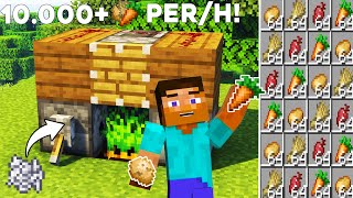 ULTRA VERİMLİ PATATES HAVUÇ NANO FARMI !!! Minecraft Nano Farm Nasıl Yapılır | Minecraft Sistemler