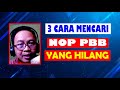 NOP HILANG PBB ? INI SOLUSINYA