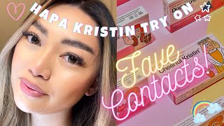 The Best Colored Contact Lenses l Hapa Kristin