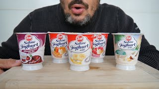 ASMR AUF DEUTSCH – Zott Sahne Joghurt Taste Test