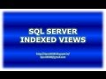 Indexed Views in SQL Server