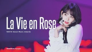 [4K] 190115 서울가요대상 (Seoul Music Awards)  :: 라비앙로즈 (La Vie en Rose) Focus on 미야와키 사쿠라 (宮脇咲良) 직캠