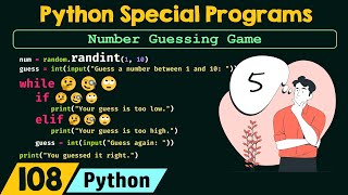 Python Special Programs - Number Guessing Game