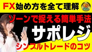 【FX初心者講座】ゾーンで捉えるシンプルトレードサポレジ転換手法の秘訣【投資家プロジェクト億り人さとし】