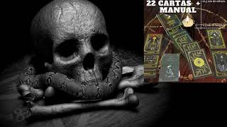 Baralho Tarot Negro com 22 cartas e Manual