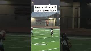 Paxton Liddell #18 age 11 great move #football #ncaafootball #nfl #quarterback #top10 #anklebreakers